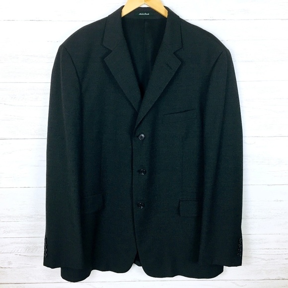 J. Crew Men's Dark Grey Suit Jacket Gray Blazer - Picture 1 of 8